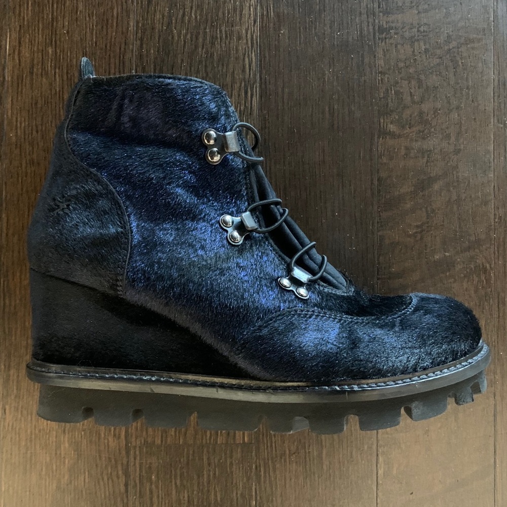 Patrizia Bonfanti genuine calf hair boots